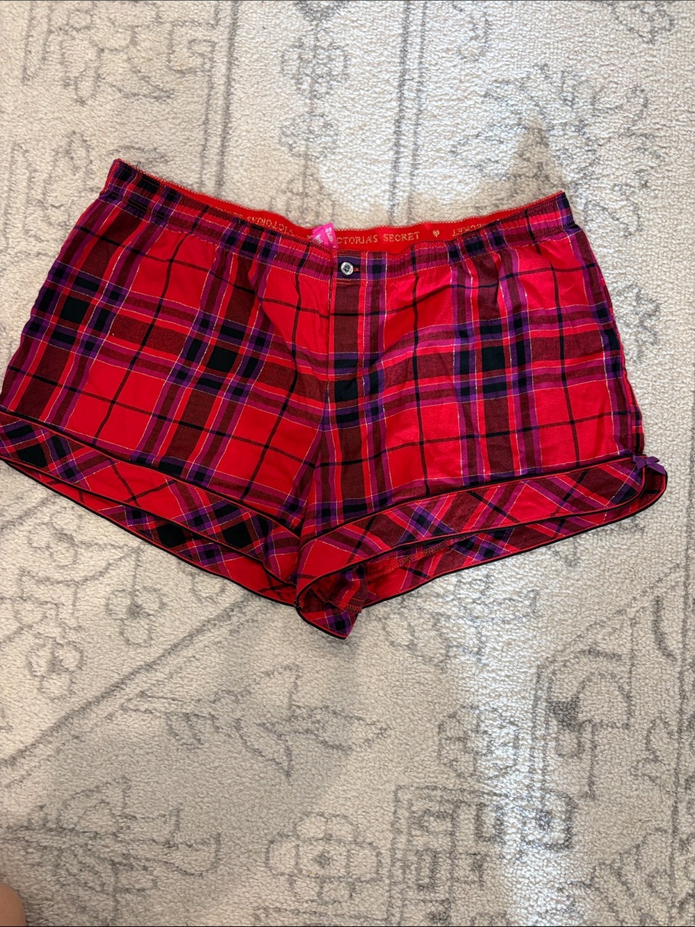 NWT Victoria’s Secret Holiday Boxer shorts, L